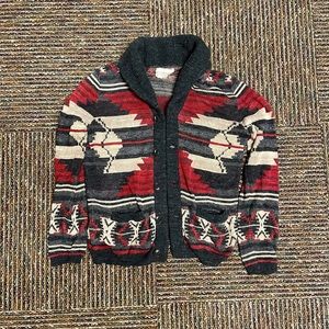 Ralph Lauren Denim & Supply Southwestern Aztec Cardigan Knit Sweater
